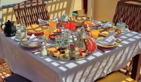 Ryad Watier Essaouira Frühstück für Singles & Alleinreisende.