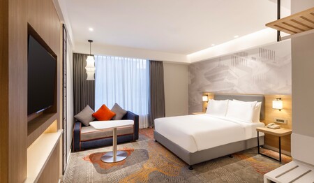 Standard Doppelzimmer Holiday Inn Express Kathmandu auf Ihrer Rundreise Indien & Nepal für Singles & Alleinreisende