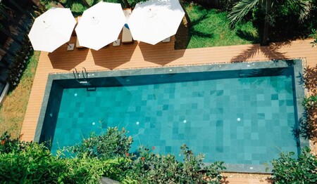 Pool vom Silk Eco Hotel auf Ihrer Rundreise Vietnam & Kambodscha für Singles & Alleinreisende