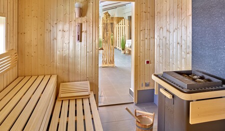 Gesundes Schwitzen und nachhaltige Regeneration in der finnischen Holzsauna im DAS LUDWIG