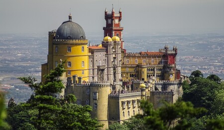 Panoramablick von den Hügeln über Sintra – Singlereise Portugal