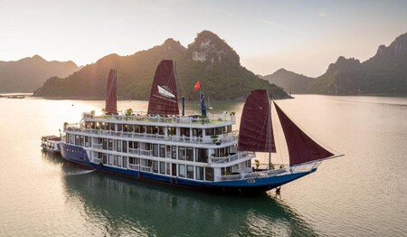 Le Journay Luxury Cruise auf Ihrer Rundreise Vietnam & Kambodscha für Singles & Alleinreisende