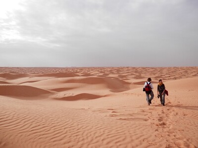 Beim Kameltrekking in der Sahara mit singlereisen.de die Faszination der Wüste entdecken