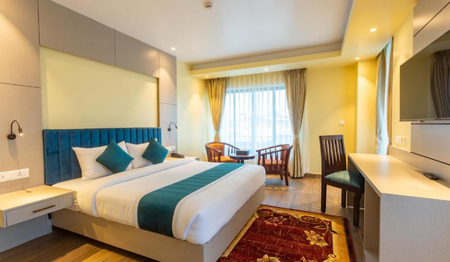 Deluxe Zimmer Bhairahawa Garden Resort auf Ihrer Rundreise Indien & Nepal für Singles & Alleinreisende