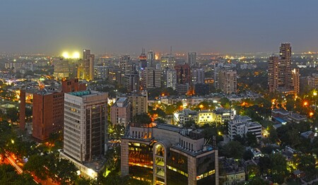 Indien Singlereisen: Erleben Sie die moderne Metropole Delhi bei Nacht