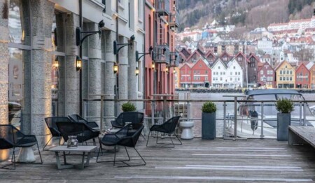 Eingangsbereich zum Hotel Clarion Admiral in Bergen auf einer Singlereise